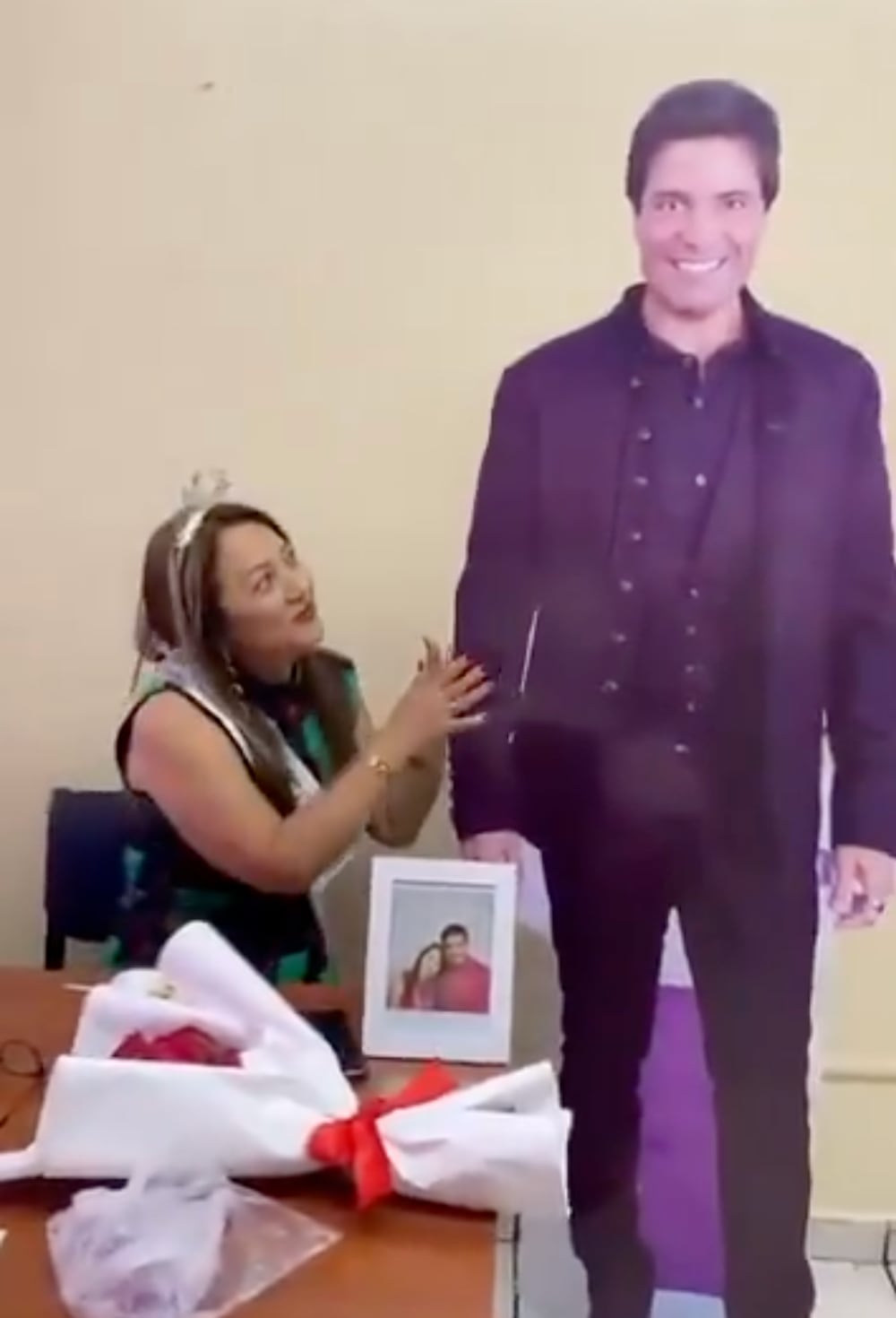 Cumpleaños de maestra con temática de Chayanne