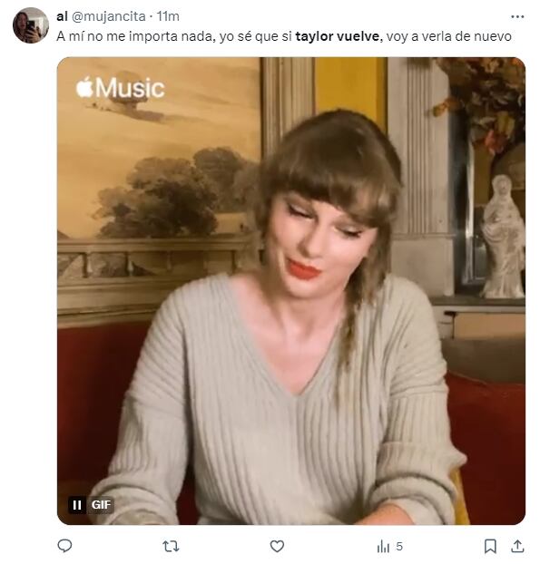 Memes de Taylor Swift por su regreso a Latinoamérica