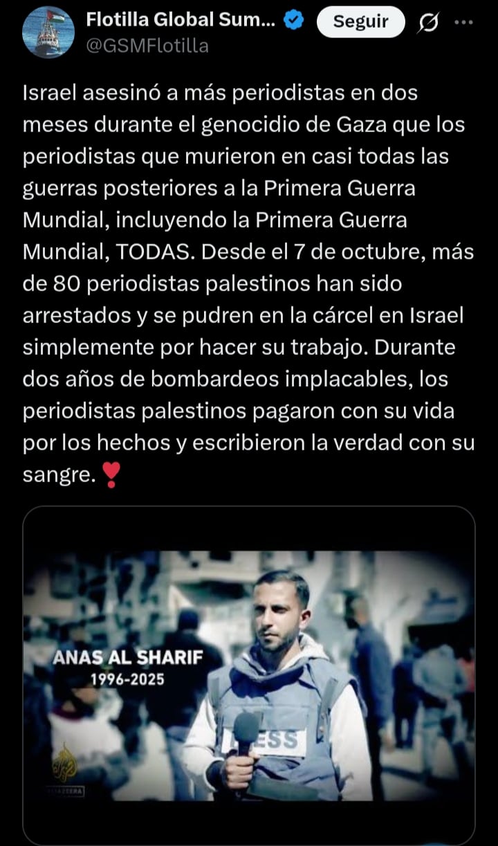 Israel asesino periodistas