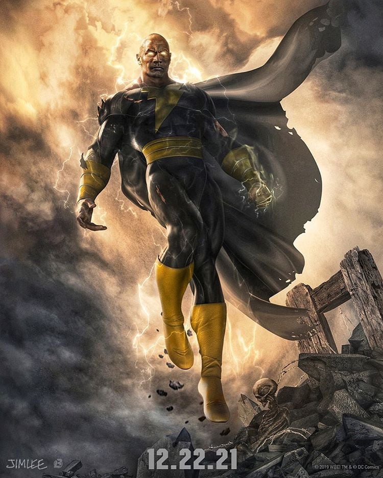 La Roca como Black Adam