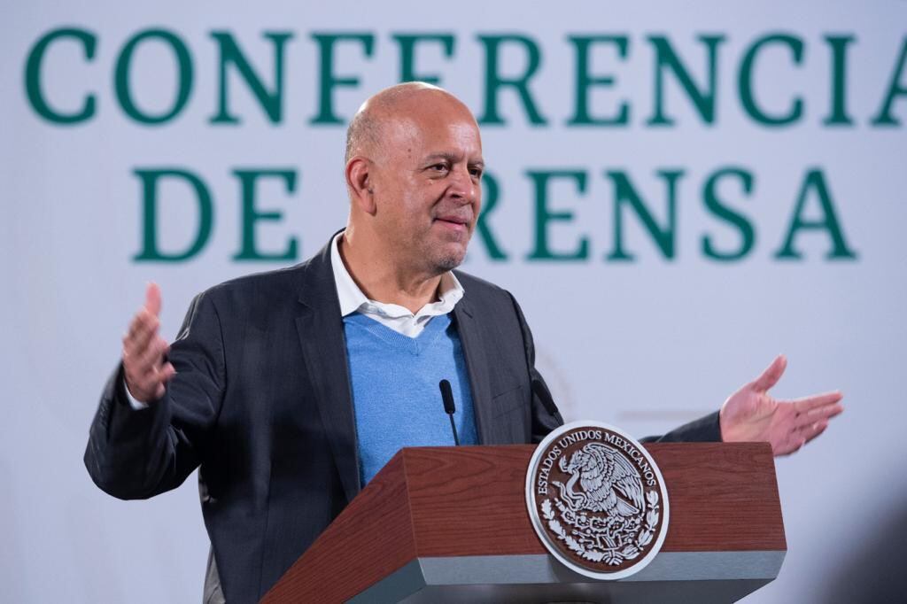 Juan Ferrer en la conferencia mañanera