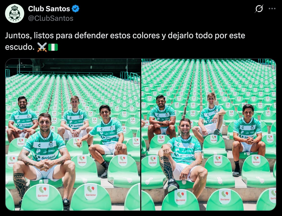 Santos se refuerza con 6 jugadores para volver a brillar en la Liga MX.