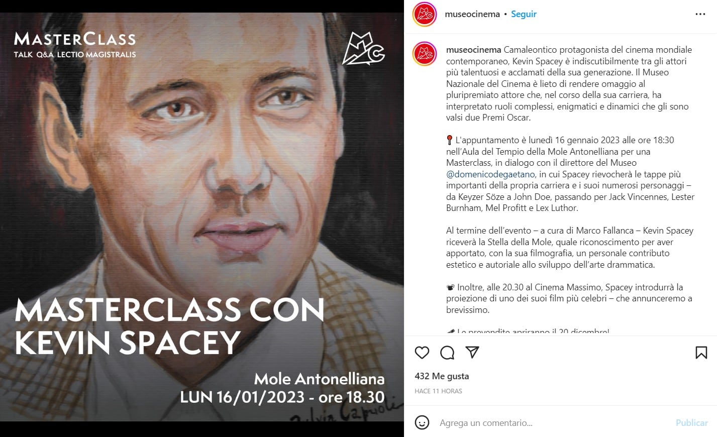 Comunicado del Museo Cinema