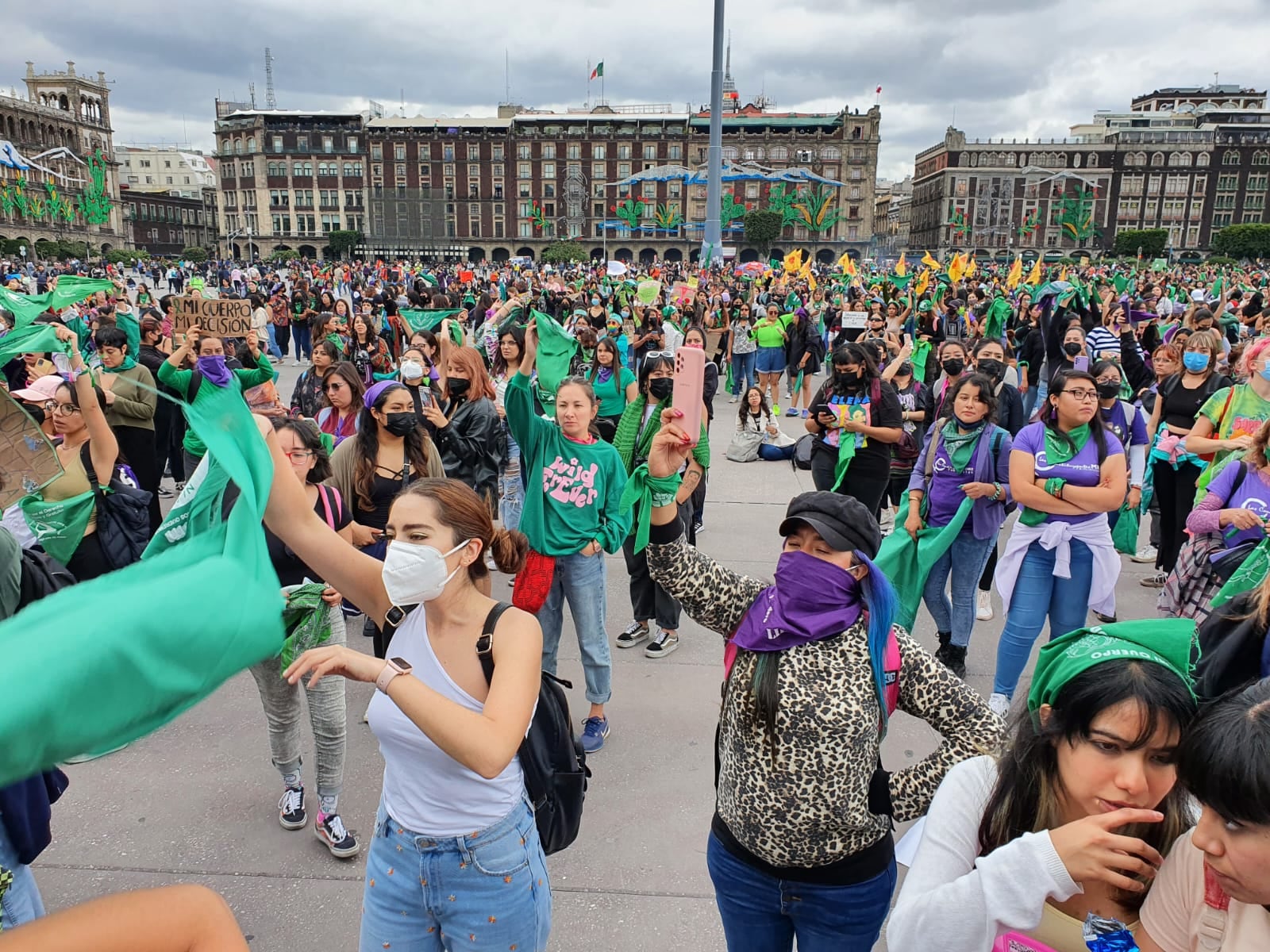 Marcha feminista de hoy 28 de septiembre