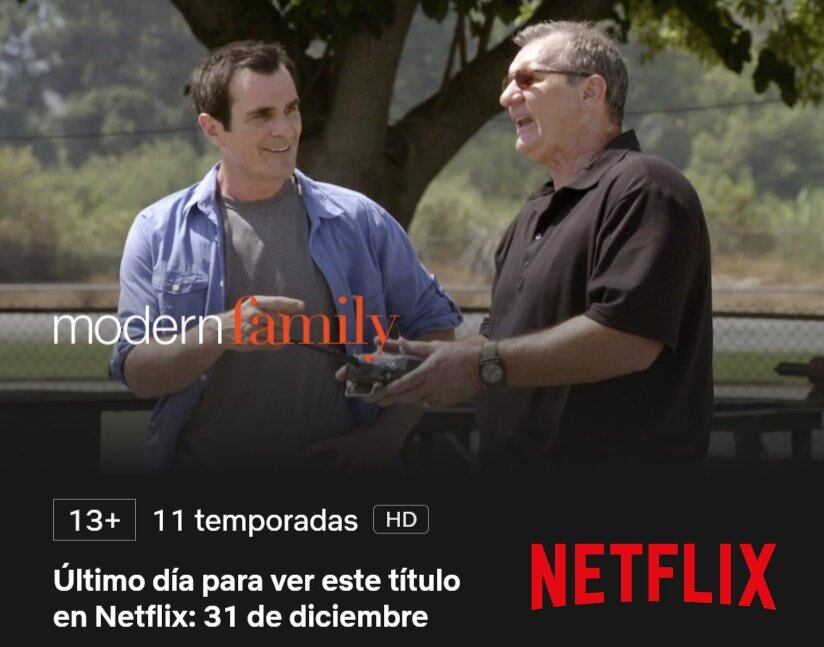 'Modern Family' dejará de estar en Netflix