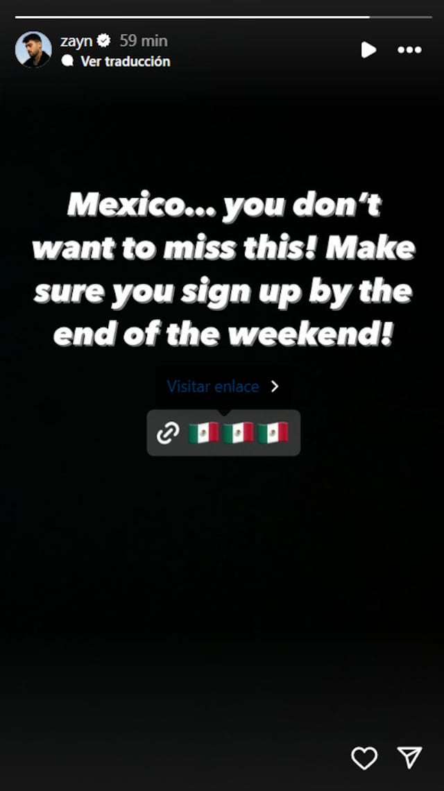 ¿Cómo registrarte a Zayn VIP Key? Si eres fan de Zayn Malik en Mexico