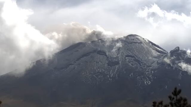 Volcán Popocatépetl el 22 de enero