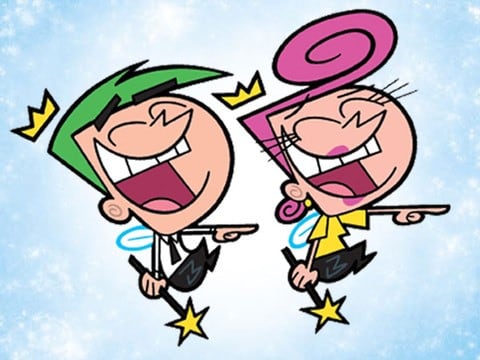 Wanda y Cosmo de Los Padrinos Mágicos