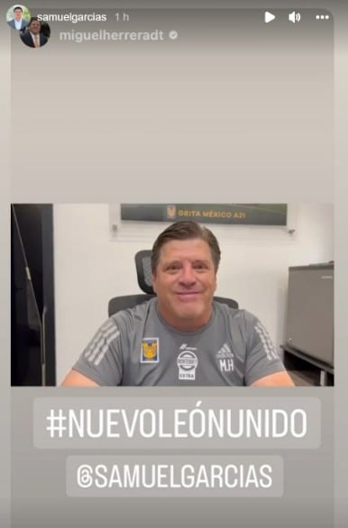 Miguel Herrera se suma al apoyo del gobierno de Samuel García