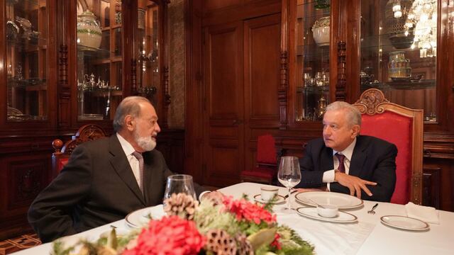 El presidente Andrés Manuel López Obrador desayunó con el empresario Carlos Slim