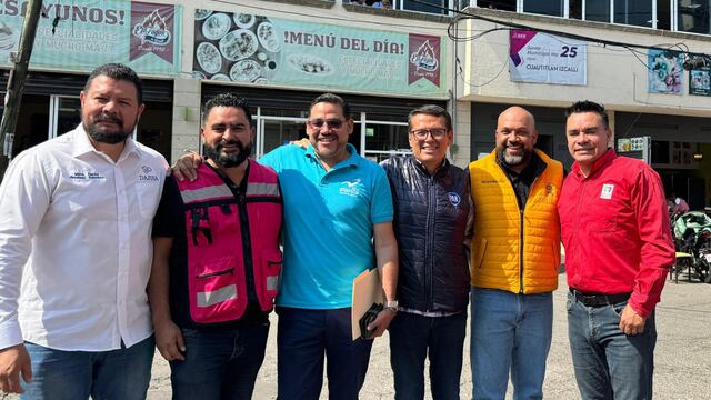 Dirigentes de la coalición Fuerza y Corazón por Edomex