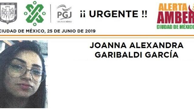 Joanna Alexandra Garibaldi García tiene 16 años