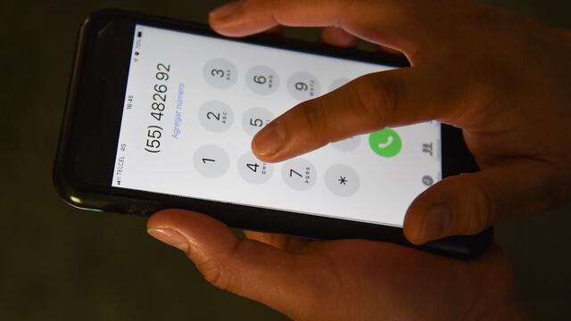 Imagen de archivo de un teléfono móvil