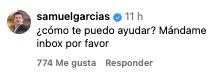 Samuel García ofrece su ayuda a Mike Salazar