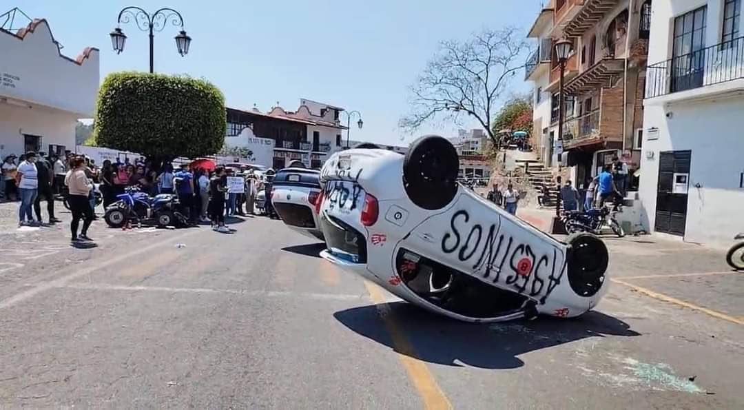 Protestas en Taxco