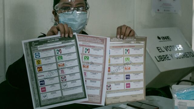 Boletas para las elecciones en México