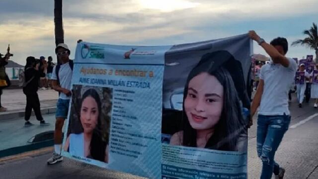 Protesta por Aimé Joanna Millán Estrada