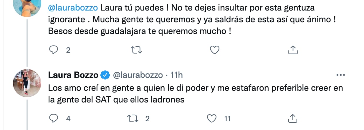 Laura Bozzo da las razones de su ausencia