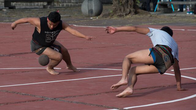 Juego de pelota en la UNAM