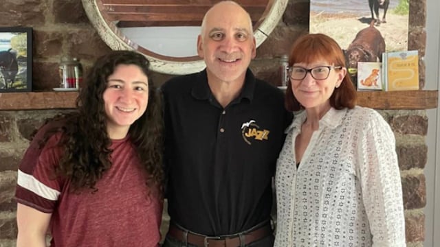 Richard Bernstein con su familia