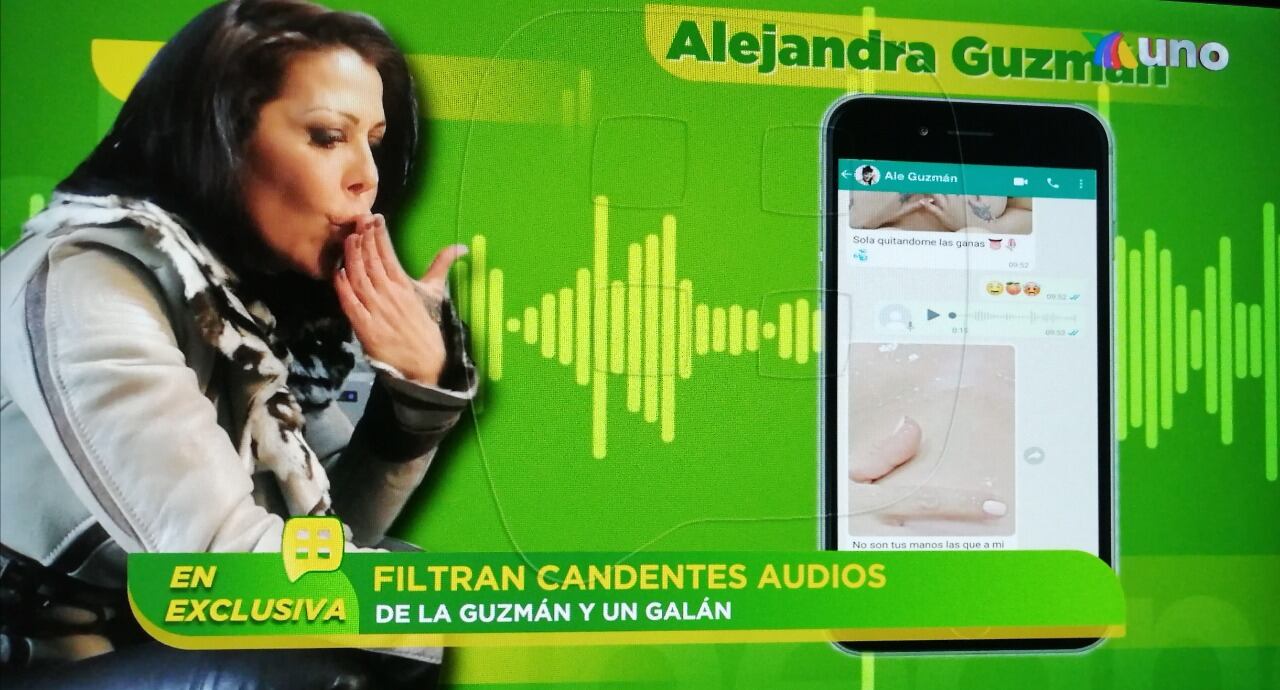 Filtran chats prohibidos de Alejandra Guzmán