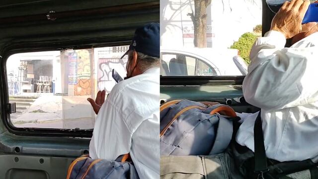 Exponen a señor hablando con la amante