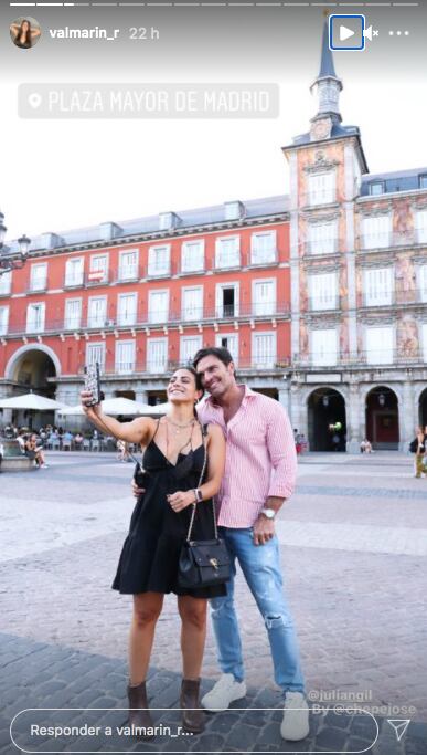Valeria Marín y Julián Gil en Madrid