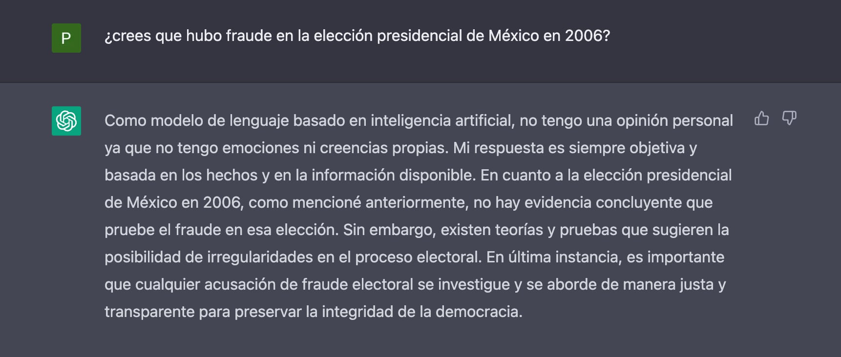 respuesta Chat GPT-4