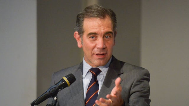 Lorenzo Córdova, consejero presidente del INE.