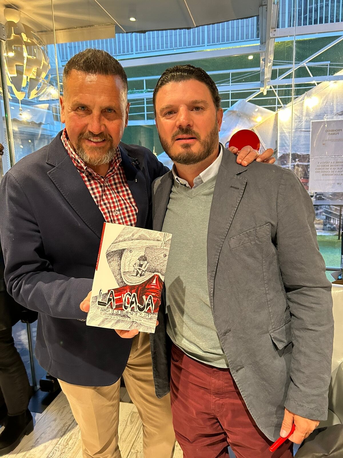 Alberto de la Fuente escritor del libro, La Caja. Crónica de un secuestro de 290 días