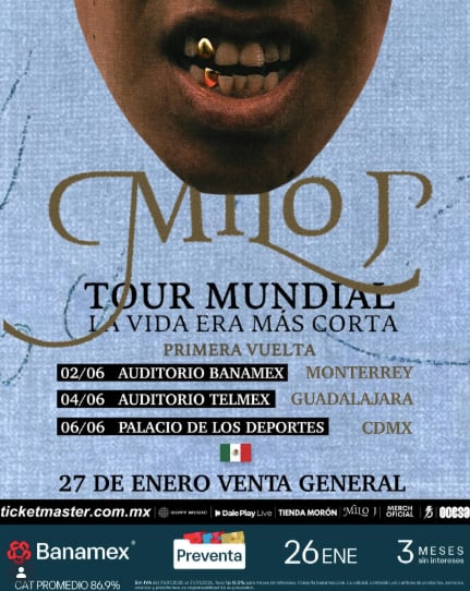 Milo J ofrecerá tres conciertos en México