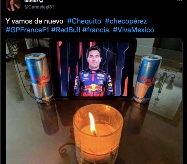 Checo Pérez memes GP Francia