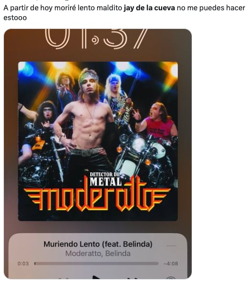 Jay de la Cueva deja Moderatto y los memes no están soportando