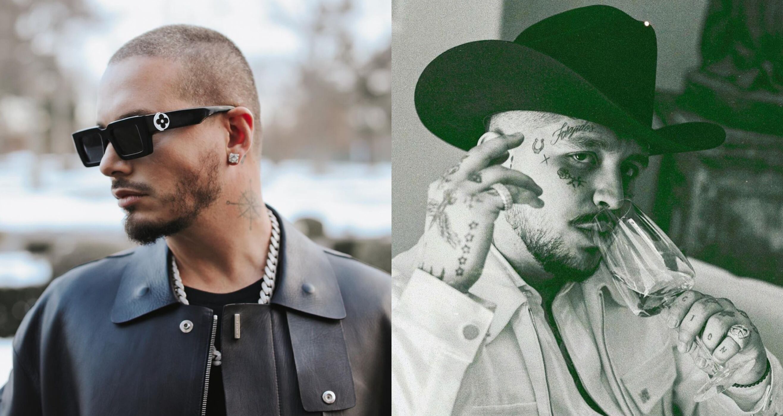 J Balvin y Christian Nodal