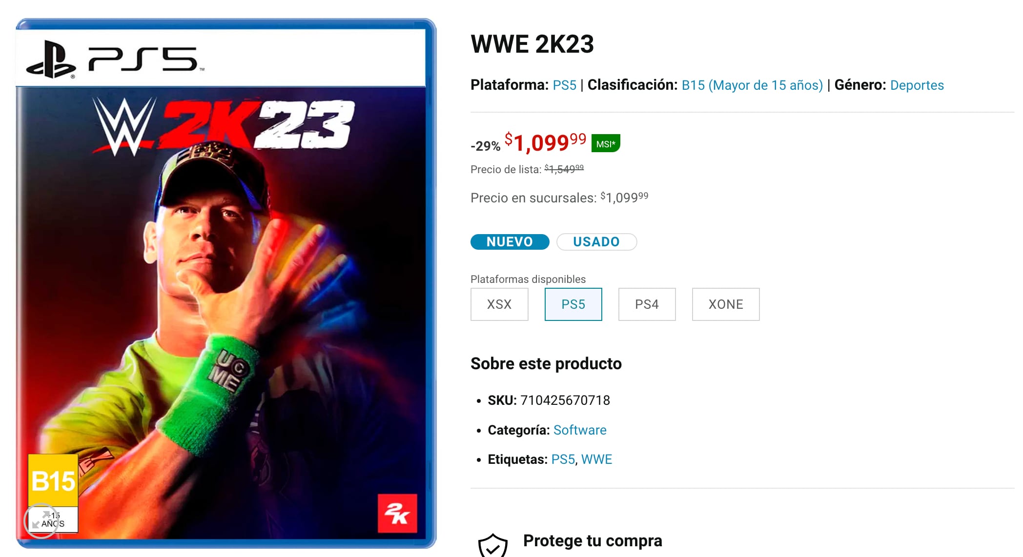 WWE 2K23 oferta en GamePlanet