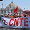 CNTE regresa a CDMX por descuentos a maestros tras paro nacional y consiguen devolución y algo más