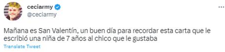 Usuario comparte la carta que una niña de 7 años le escribió a su novio que no la valora
