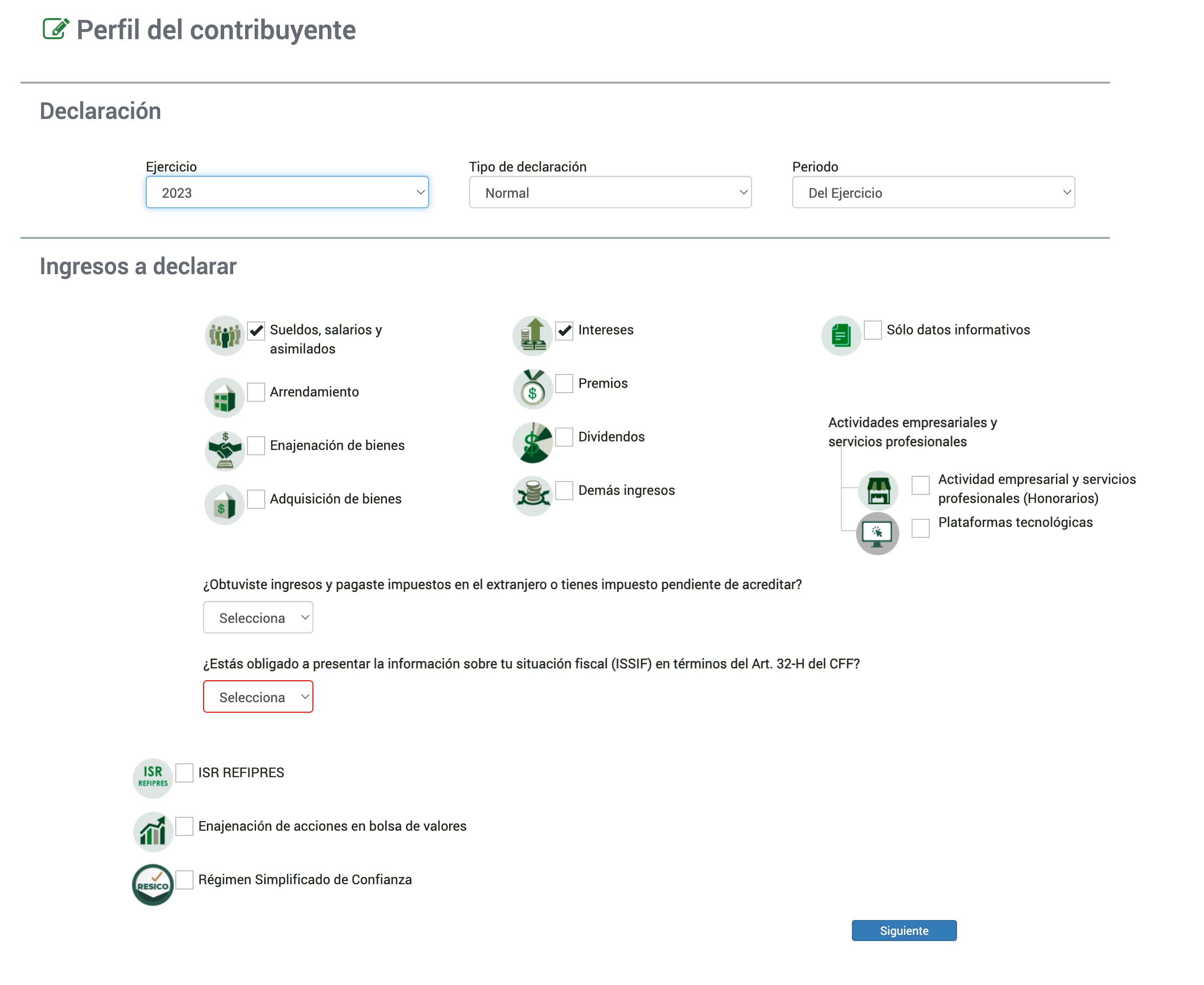 Paso a paso para usar el simulador del SAT