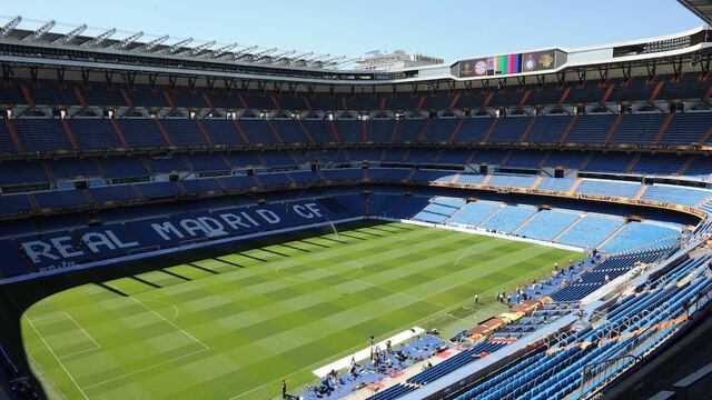 Estadio Santiago Bernabéu.