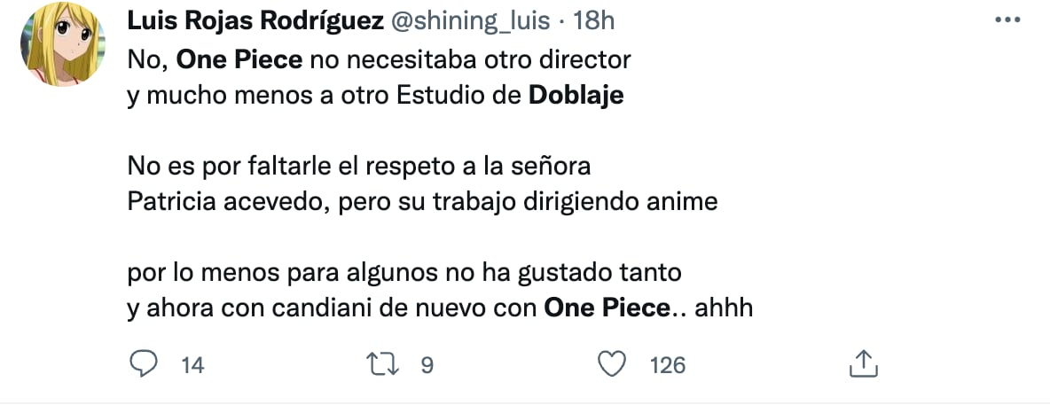 Doblaje One Piece