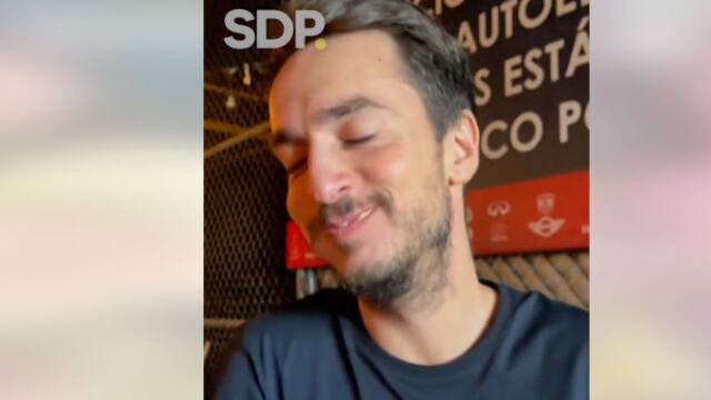 Turista alemán llora al probar tacos por primera vez en México