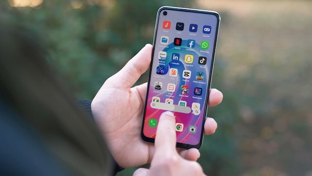 Pantalla del celular