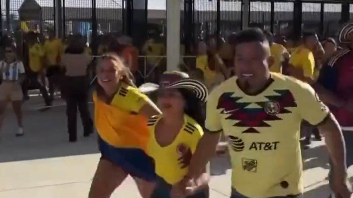 Captan a fan del América metiéndose sin boleto a la final de la Copa América