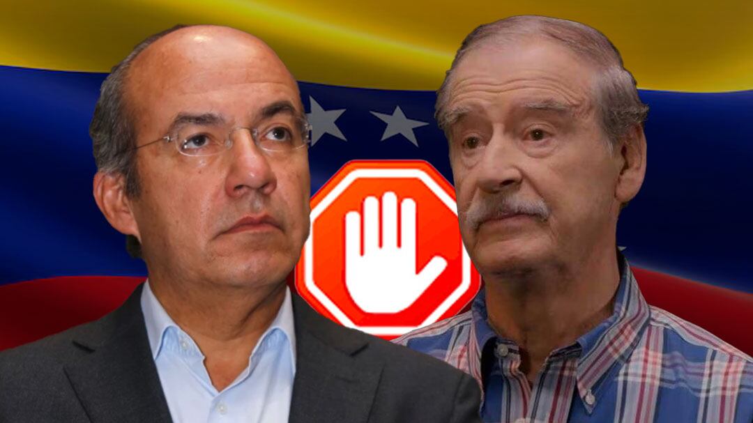Felipe Calderón y Vicente Fox ya son personas non gratas en Venezuela, junto con estos 7 ex presidentes