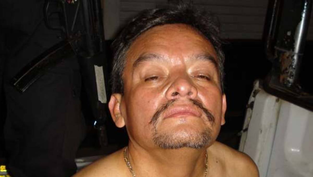 Celestino Rivera Hernández tras ser detenido en 2011