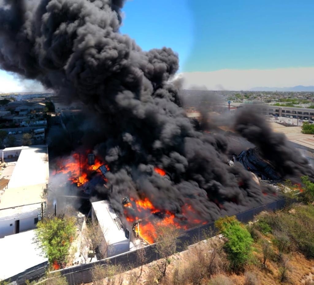 Incendio en Parque Industrial de Apodaca