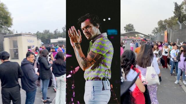 Harry Styles y fans con boletos duplicados
