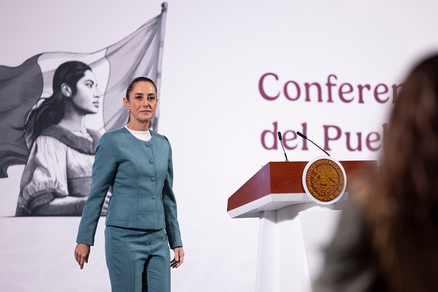 Claudia Sheinbaum en conferencia mañanera