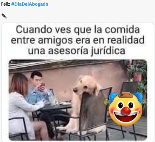 Este 12 de julio con memes, recuerdan el Día del Abogado