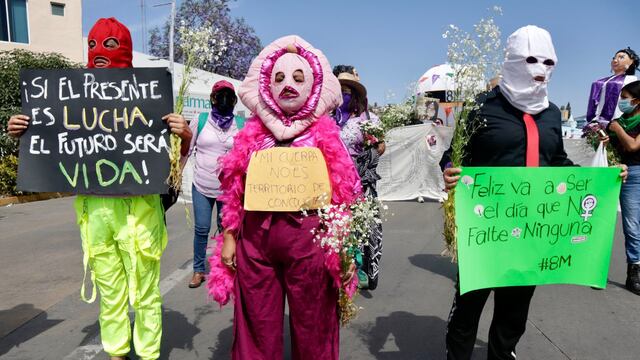 Marcha 8M en Oaxaca